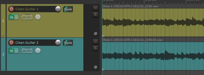 double tracking guitars