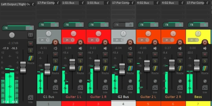 gain staging in mixing
