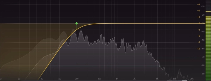 high pass bass track