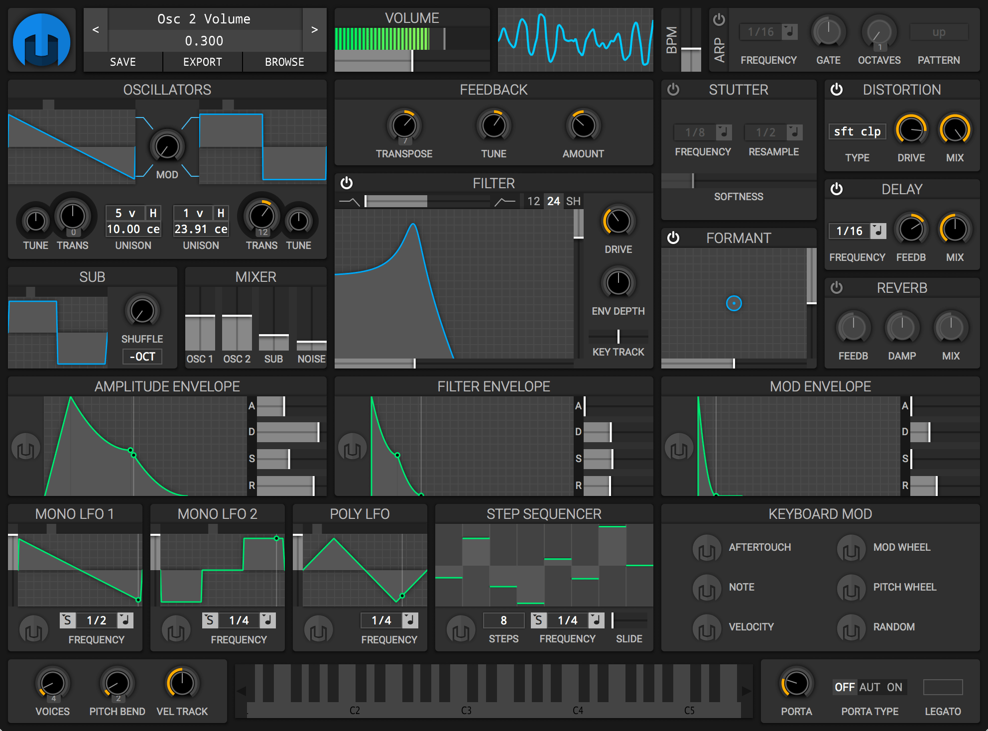 Helm Synth free wavetable