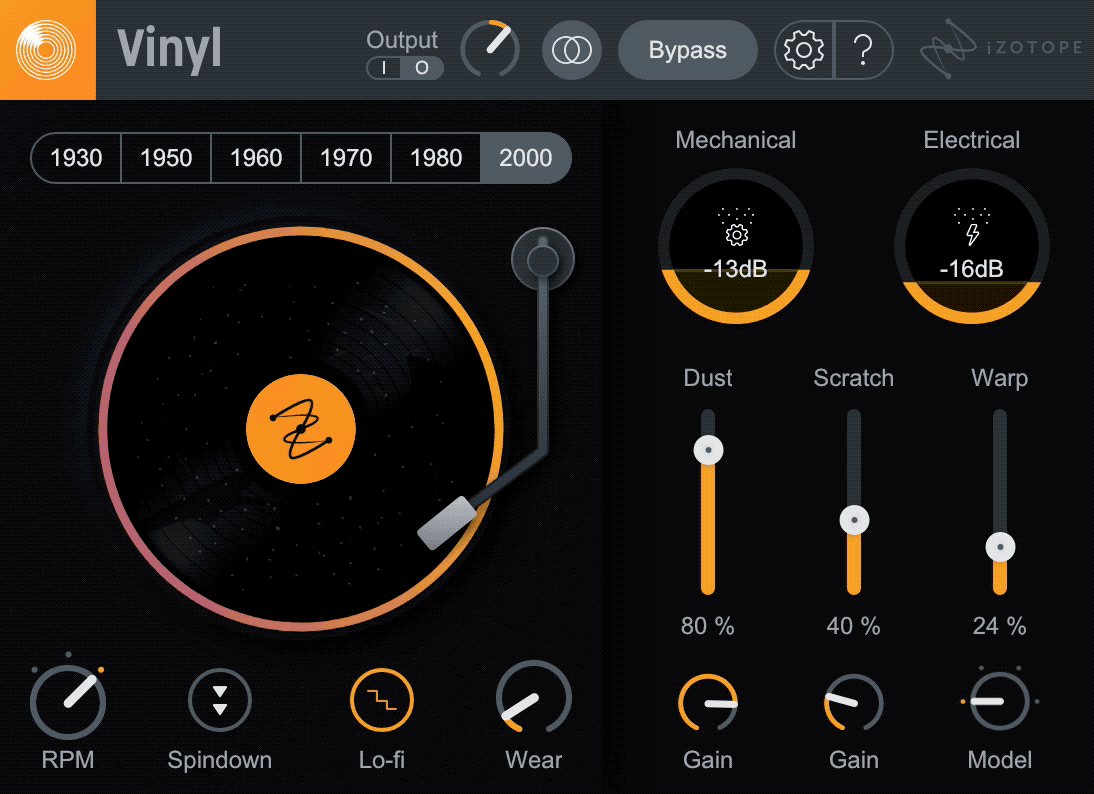 free lofi beatmaking software iZotope vinyl