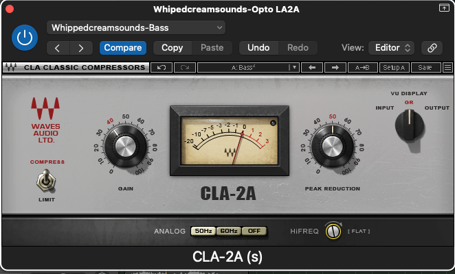 Bass (What Is an Optical Compressor?)