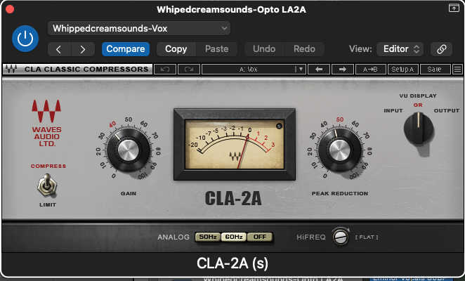 Vocals (What Is an Optical Compressor?)