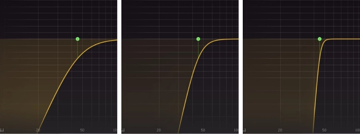 soft and hard EQ filters