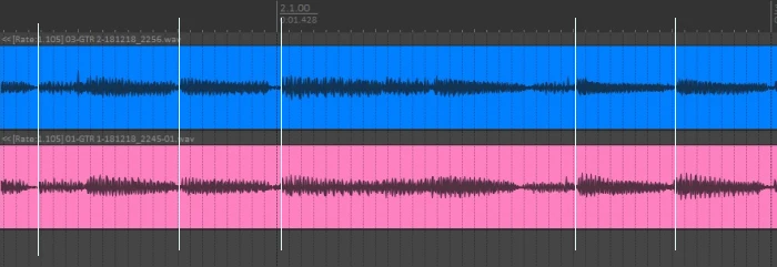 mix heavy guitars and play tight