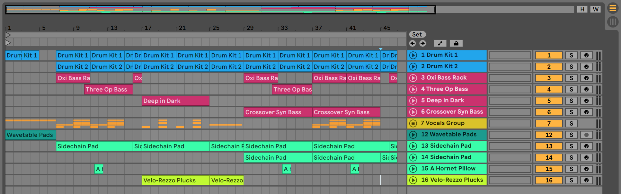 ableton live project file / template