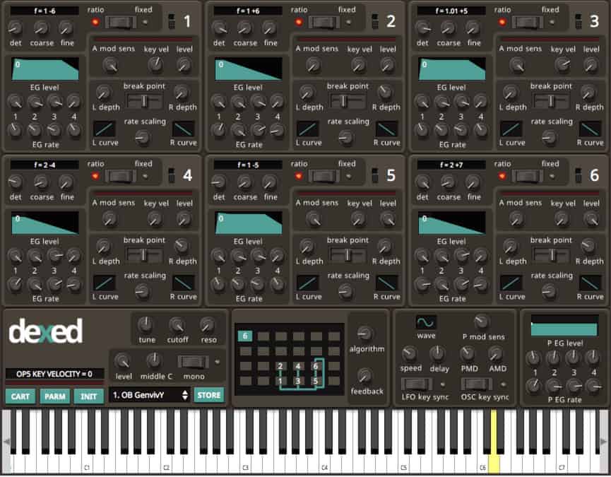 free fm synth dexed