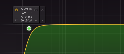 ajustes L/R de masterización fabfilter proQ3