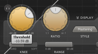 ajustes de compresión de masterización fabfilter pro c2