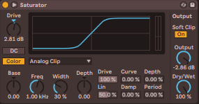 saturación masterización Ableton