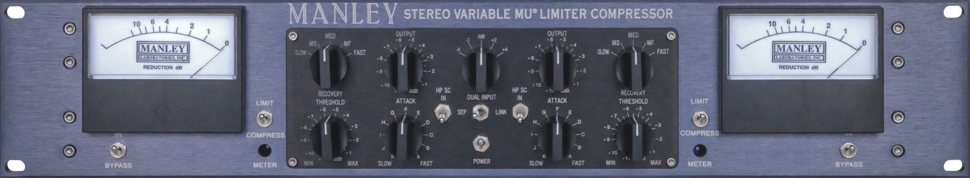 1. Manley Variable Mu Stereo Compressor Limiter
