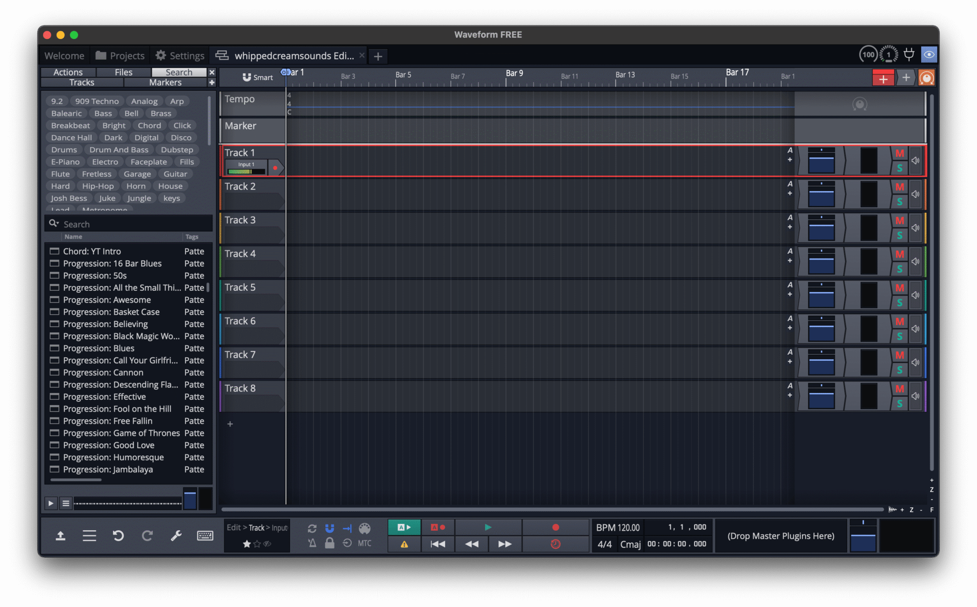 waveform tracktion gratuit
