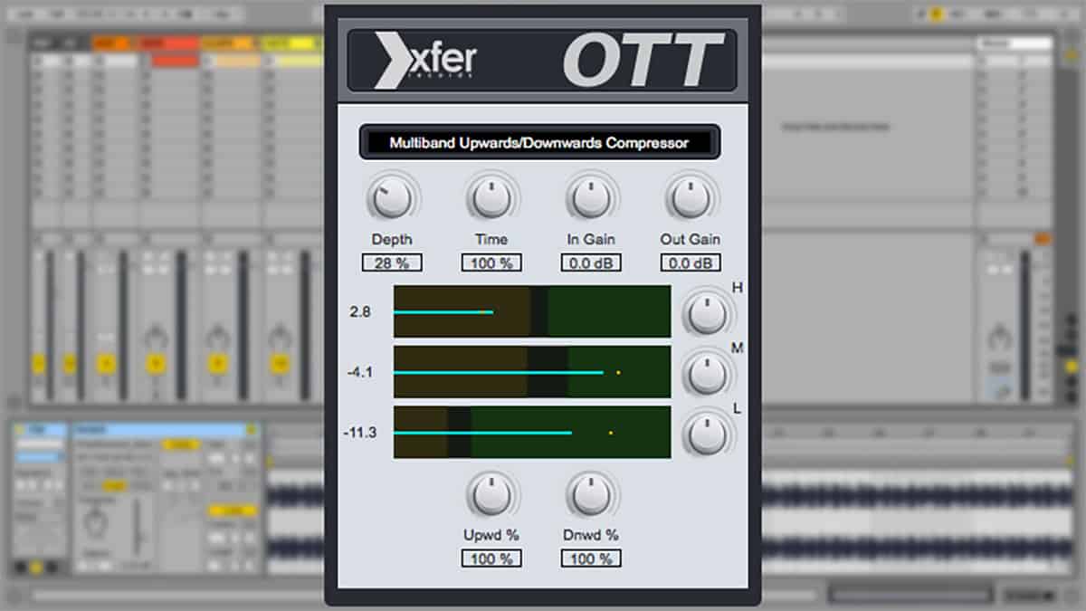 xfer OTT free multiband compressor